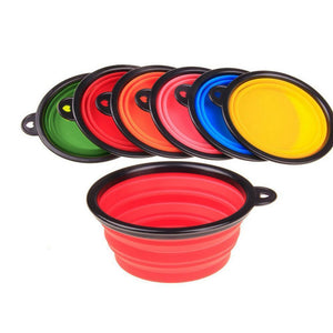 Collapsible Silicone Dog Bowl